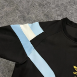 26-27 Argentina Black Short sleeves Loose And Thickened Hoody
