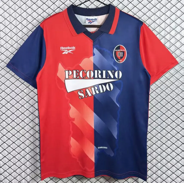 1996-1997 Cagliari Home Retro Soccer Jersey