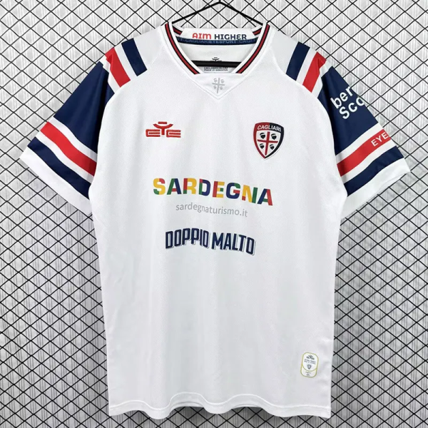 26-27 Cagliari Away Fans Soccer Jersey