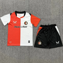 26-27 Feyenoord Home Kids Soccer Jersey