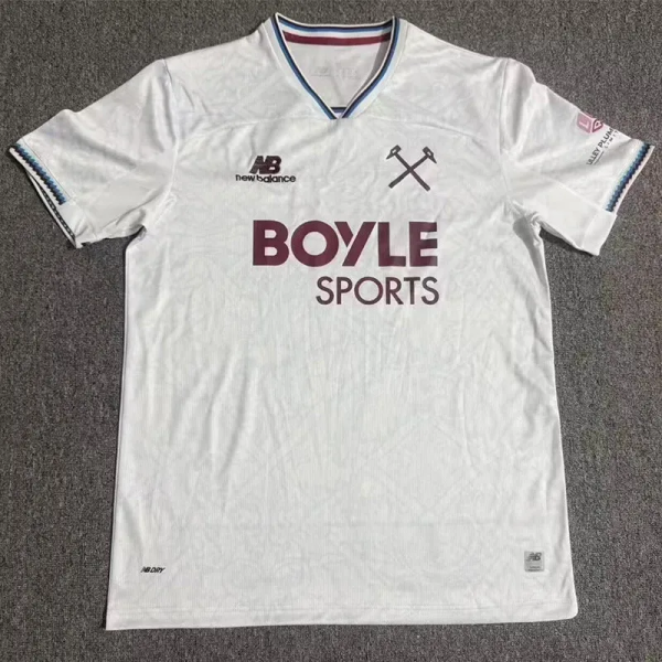 26-27 West Ham Away Fans Soccer Jersey