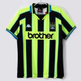 1998-1999 Man City Away Retro Soccer Jersey