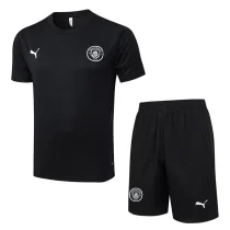 25-26 Man City Black Training Short Suit #D25206