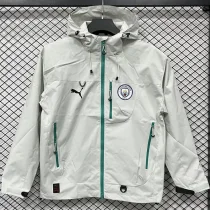 25-26 Man City Gray Outdoor Jackets #Y017冲锋衣