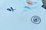 26-27 Man City Light blue Short shirts and Long trousers Suit