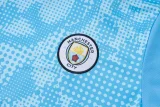 25-26 Man City Light blue Training Short Suit #D25219