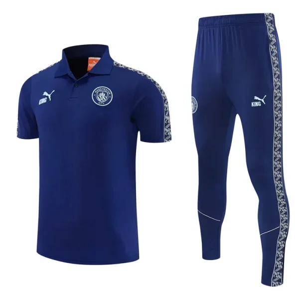26-27 Man City Royal blue Short shirts and Long trousers Suit