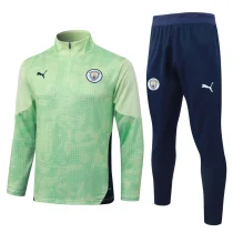 25-26 Man City Light green Half Pull Tracksuit #B25139(半拉链)