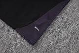 25-26 Man City Black Tank top and shorts suit #D25229