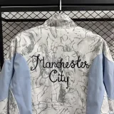 25-26 Man City White & Blue Double Sided Windbreaker (双面风衣)
