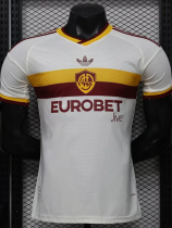 26-27 Roma White Player Version Soccer Jersey