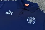 26-27 Man City Royal blue Short shirts and Long trousers Suit