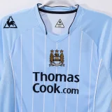 2007-2008 Man City Home Retro Soccer Jersey