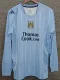 2007-2008 Man City Home Long Sleeve Retro Soccer Jersey (长袖)