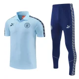 26-27 Man City Light blue Short shirts and Long trousers Suit