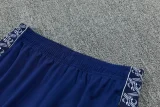 26-27 Man City Royal blue Short shirts and Long trousers Suit (圆领)