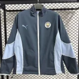 25-26 Man City White & Blue Double Sided Windbreaker (双面风衣)