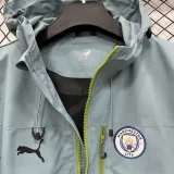 25-26 Man City Green Outdoor Jackets #Y017冲锋衣