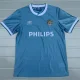 1986-1987 Man City Home Retro Soccer Jersey