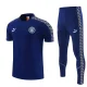 26-27 Man City Royal blue Short shirts and Long trousers Suit (圆领)