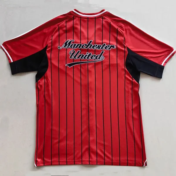 25-26 Man Utd Red Casual Edition Baseball Jersey