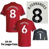 25-26 Man Utd Blue Grey Special Edition Fans Training shirts