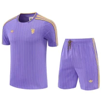 25-26 Man Utd Purple Training Short Suit