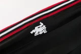 26-27 Man Utd Black Jacket Tracksuit #05