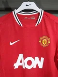 2011-2012 Man Utd Home Player Version 球员 Retro Soccer Jersey