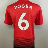 2018-2019 Man Utd Home Long Sleeve Retro Soccer Jersey (长袖)