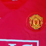 2007-2008 Man Utd Home Retro Soccer Jersey