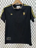 25-26 Man Utd Black Casual Edition Training shirts (金标)