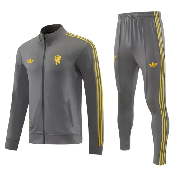 26-27 Man Utd Gray Jacket Tracksuit
