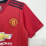 2018-2019 Man Utd Home Retro Soccer Jersey