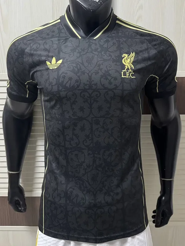 25-26 LIV Black Casual Edition Player Version Soccer Jersey
