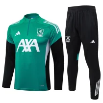 25-26 LIV Green Half Pull Tracksuit #B25138(半拉链)
