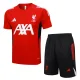 25-26 LIV Red Training Short Suit #D2538