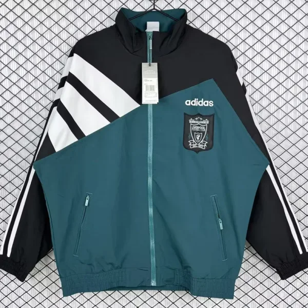 1995-1996 LIV Black Green Retro Windbreaker