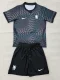 26-27 CHE Black Goalkeeper Kids Soccer Jersey