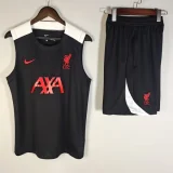 25-26 LIV Black Tank top and shorts suit (肩白色)
