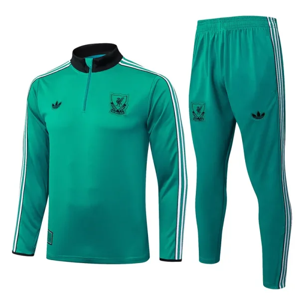 25-26 LIV Green Half Pull Tracksuit #B25132(半拉链)