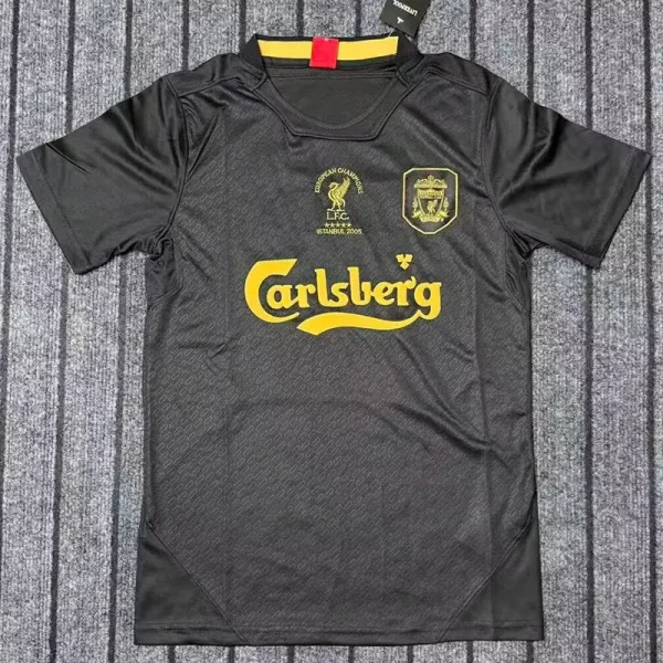 2005 LIV Black Retro Soccer Jersey (纪念版)