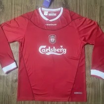 2003-2004 LIV Home Long Sleeve Retro Soccer Jersey (长袖)