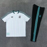 26-27 LIV White Short shirts and Long trousers Suit (圆领)