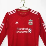 2010-2011 LIV Home Long Sleeve Retro Soccer Jersey (长袖)