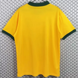 1982 Brazil Home Retro Soccer Jersey
