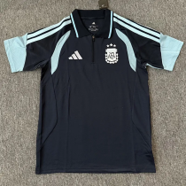 26-27 Argentina Royal blue Polo Short Sleeve (半拉链)