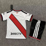 26-27 River Plate Home Kids Soccer Jersey