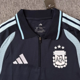 26-27 Argentina Royal blue Polo Short Sleeve (半拉链)