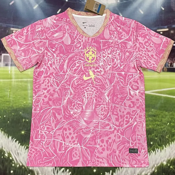 26-27 Brazil Pink Special Edition Fans Training shirts (小鹦鹉标 )